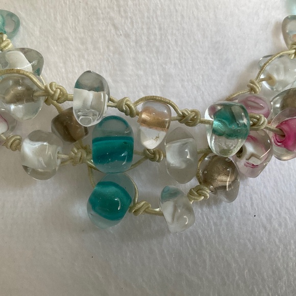 Three Strand Beaded Necklace - Picture 8 of 8